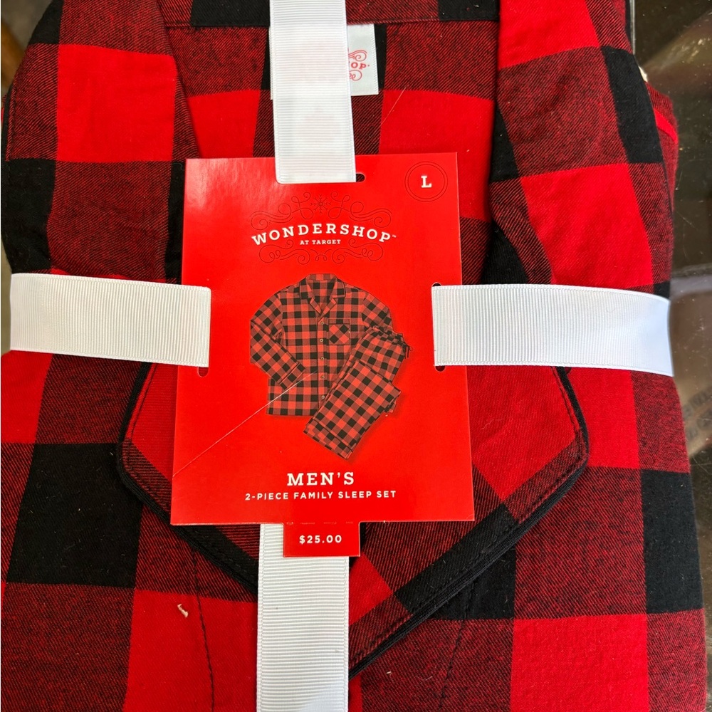 Wondershop Red and Black Men's Sleep Set